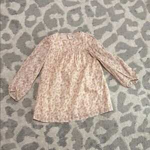 Bonpoint Floral Long Sleeve Dress